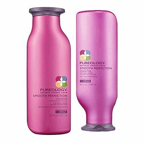  Pureology Smooth Perfection Shampoo, For Frizzy, Color-Treated  Hair, Smooths Hair & Controls Frizz, Sulfate-Free, Vegan, Updated  Packaging, 9 Fl. Oz.