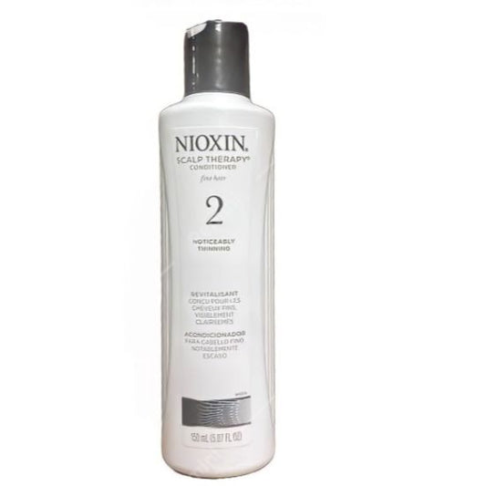 Nioxin System 2 Scalp Therapy Conditioner for Natural, Non Color-Treated Hair with Progressed Thinning